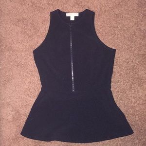 Michael Kors tank top peplum shirt